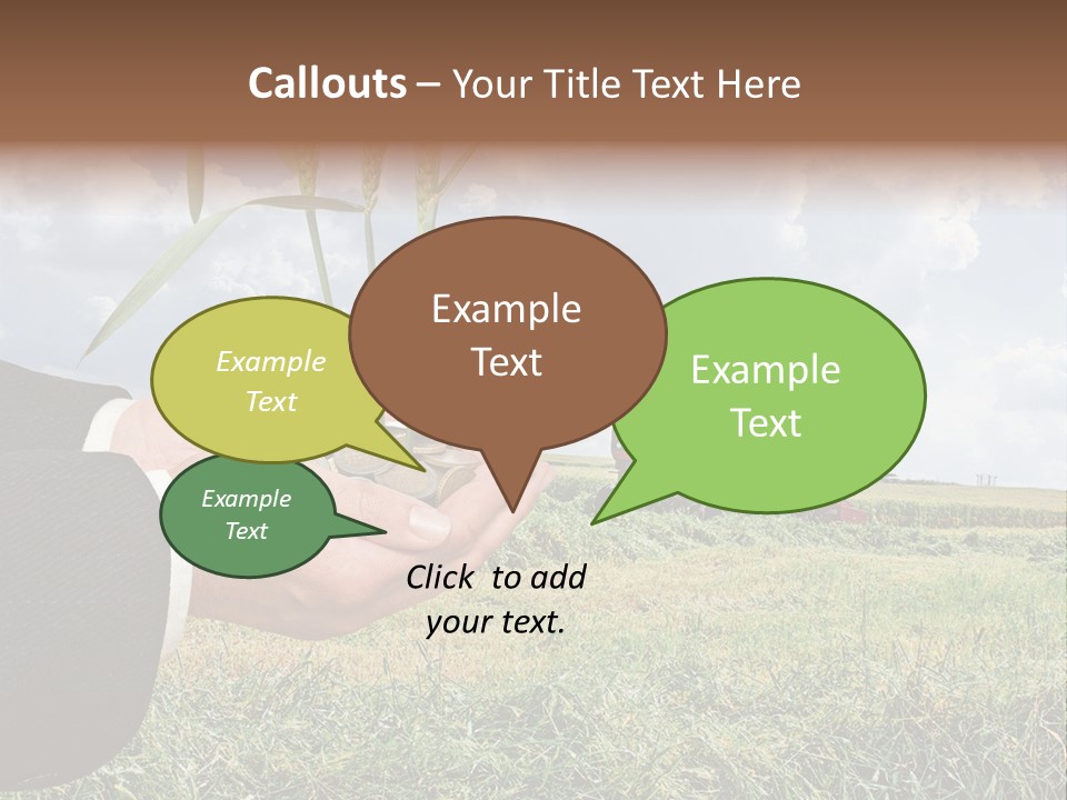 Wooden Healthy Food PowerPoint Template