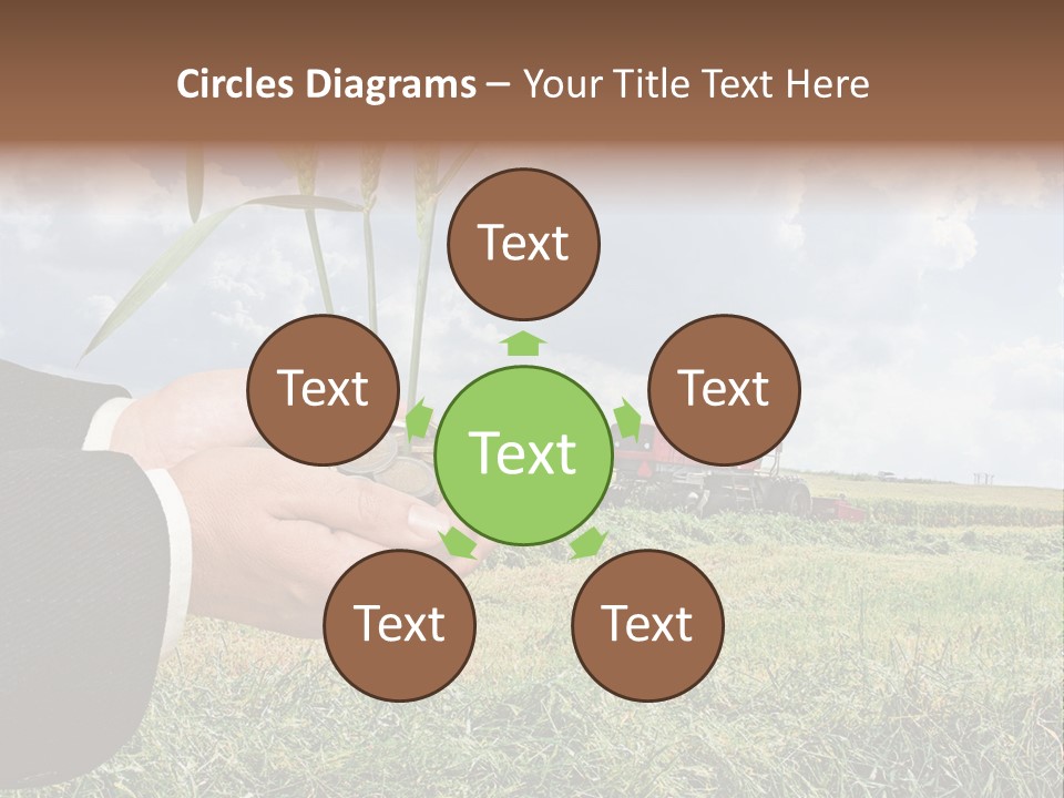 Wooden Healthy Food PowerPoint Template