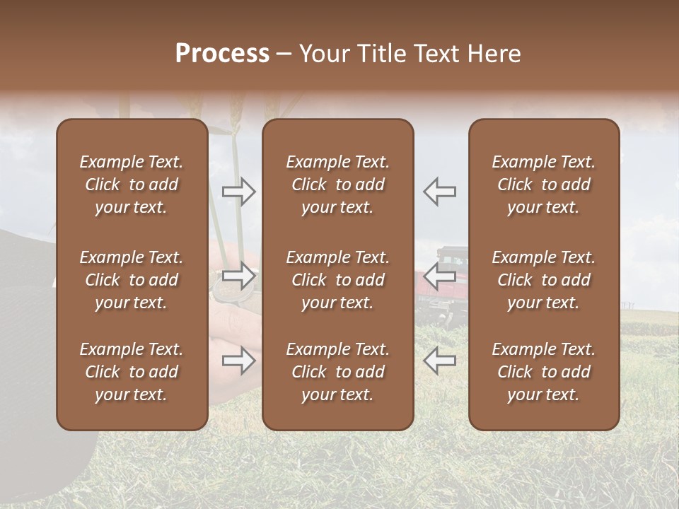 Wooden Healthy Food PowerPoint Template