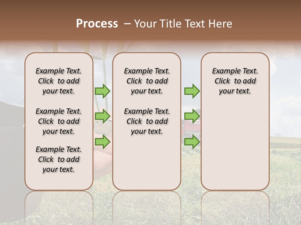Wooden Healthy Food PowerPoint Template