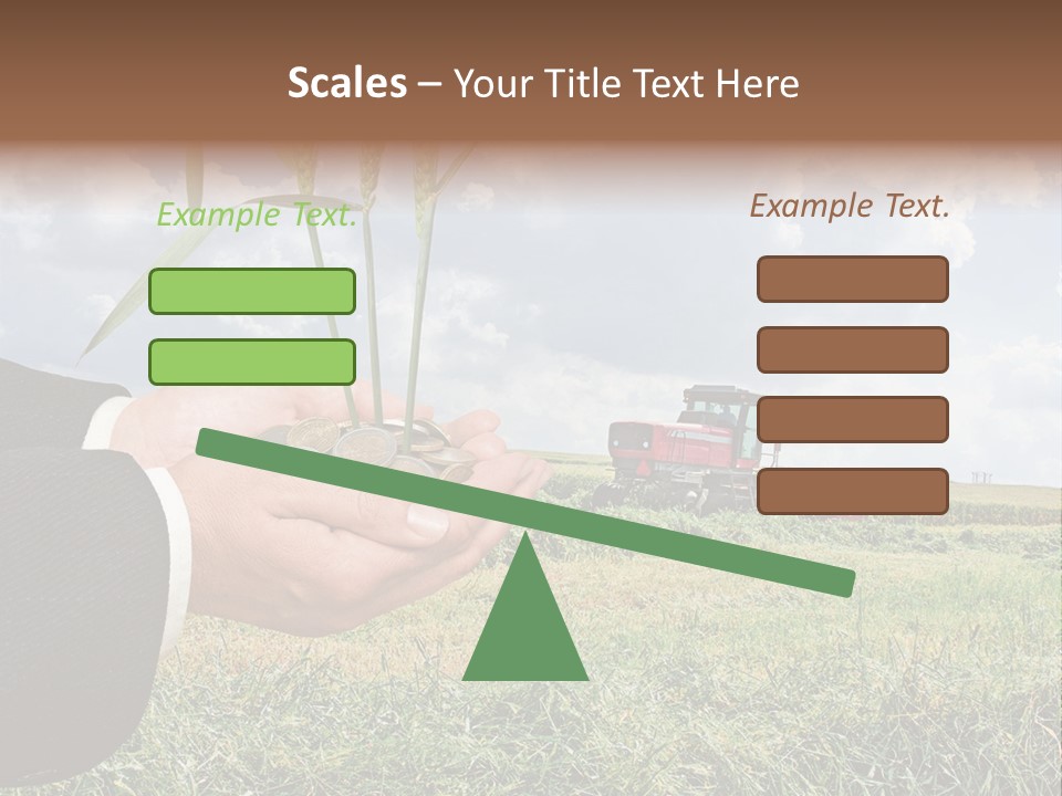 Wooden Healthy Food PowerPoint Template