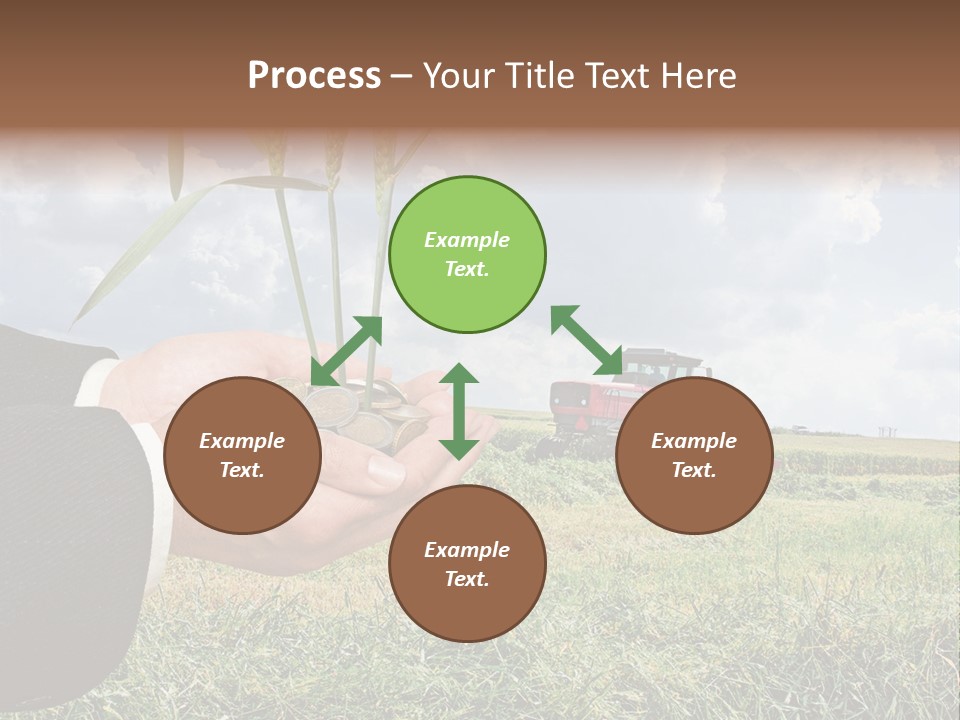 Wooden Healthy Food PowerPoint Template