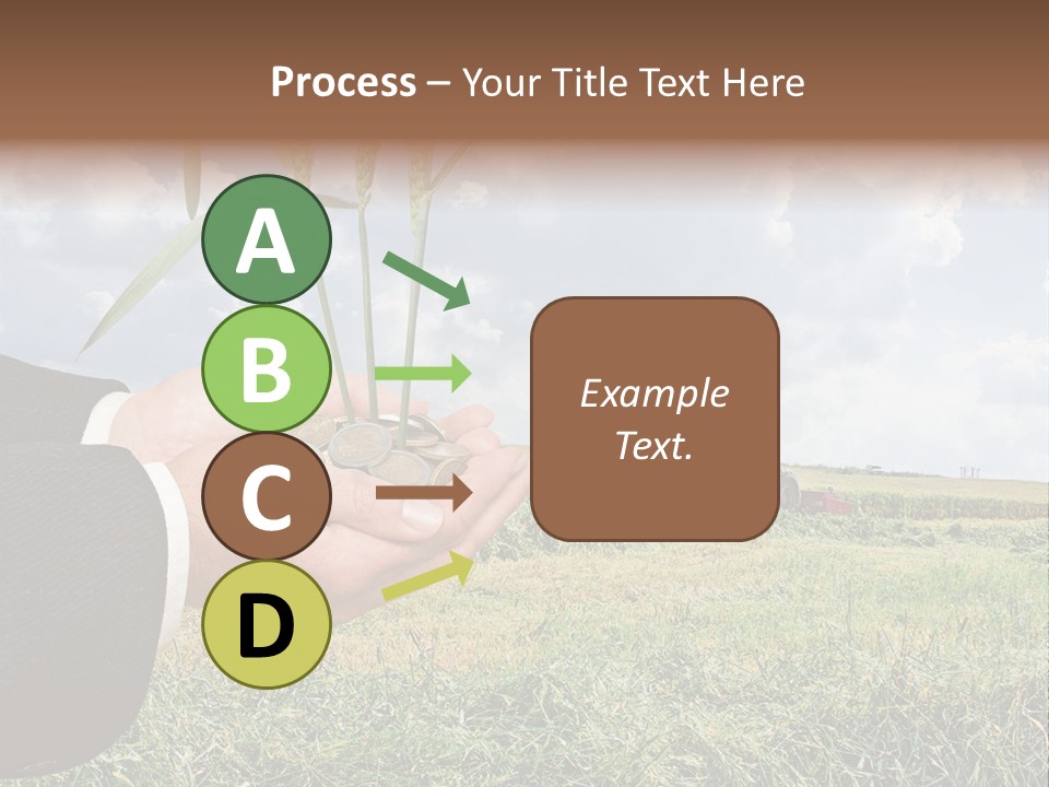 Wooden Healthy Food PowerPoint Template