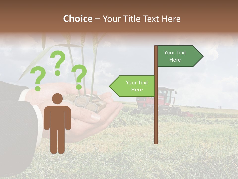 Wooden Healthy Food PowerPoint Template