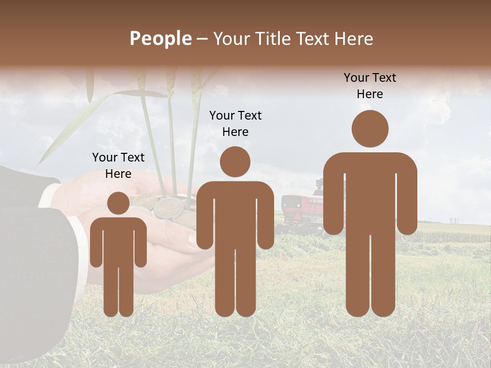 Wooden Healthy Food PowerPoint Template