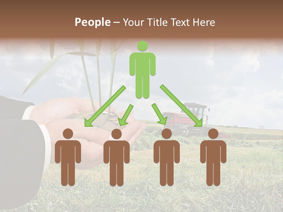 Wooden Healthy Food PowerPoint Template