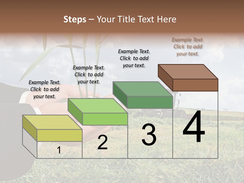 Wooden Healthy Food PowerPoint Template