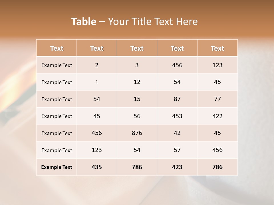 Focus Freshness Ingredient PowerPoint Template