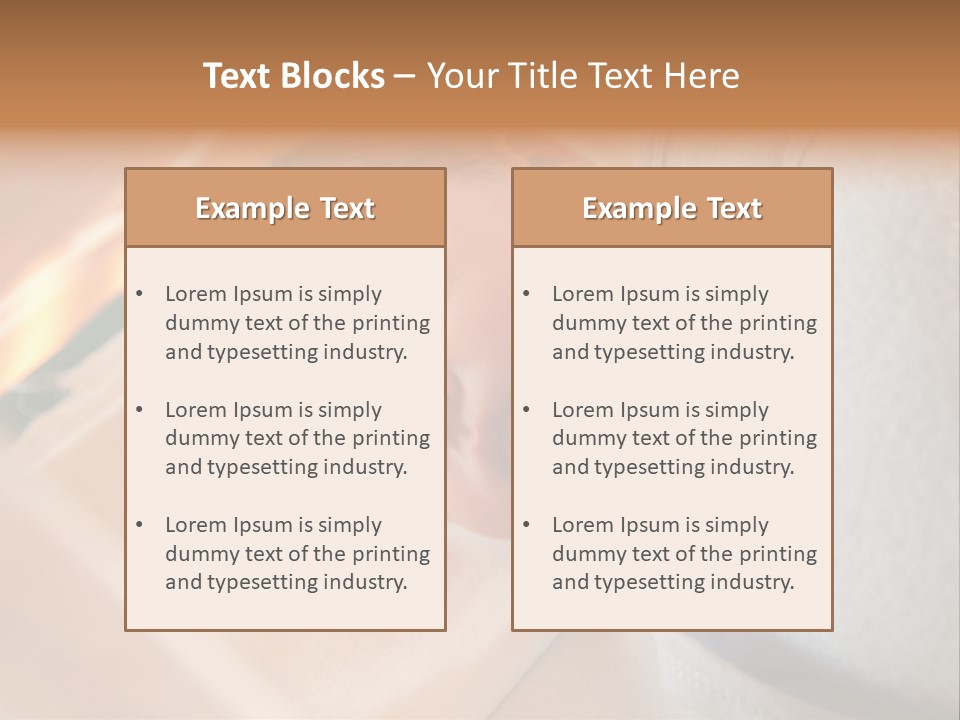 Focus Freshness Ingredient PowerPoint Template