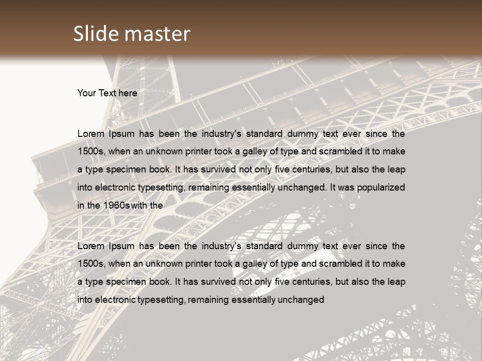 Glass Tasty Spoon PowerPoint Template