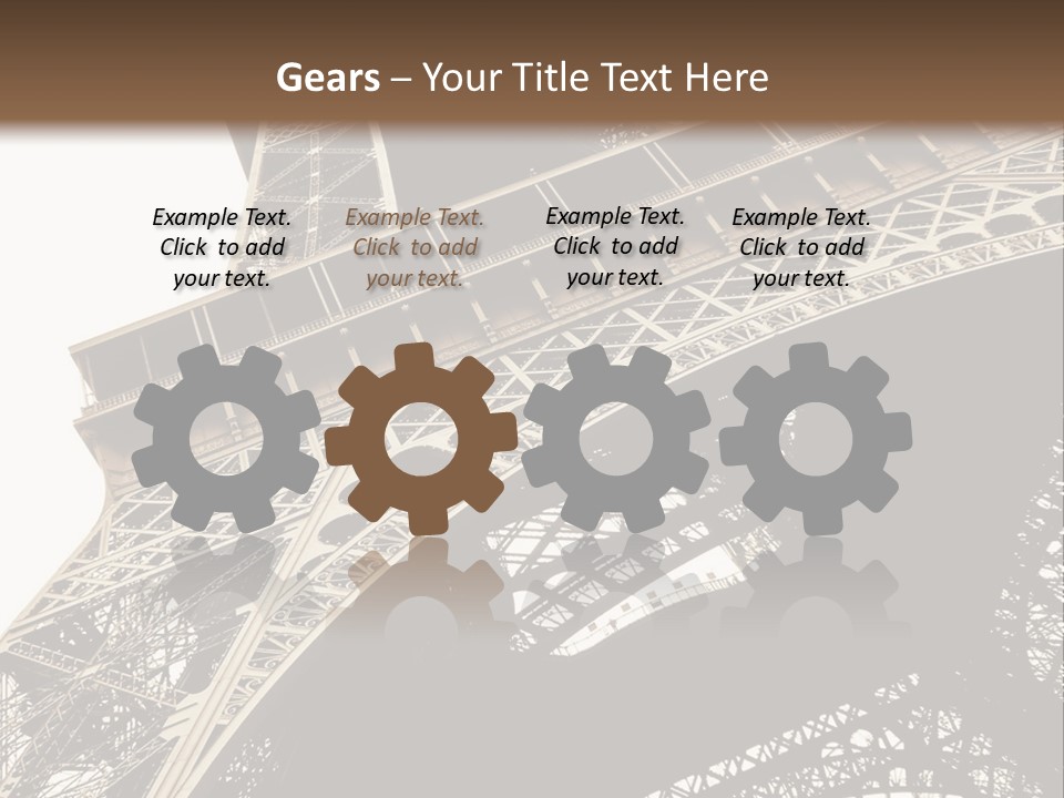 Glass Tasty Spoon PowerPoint Template