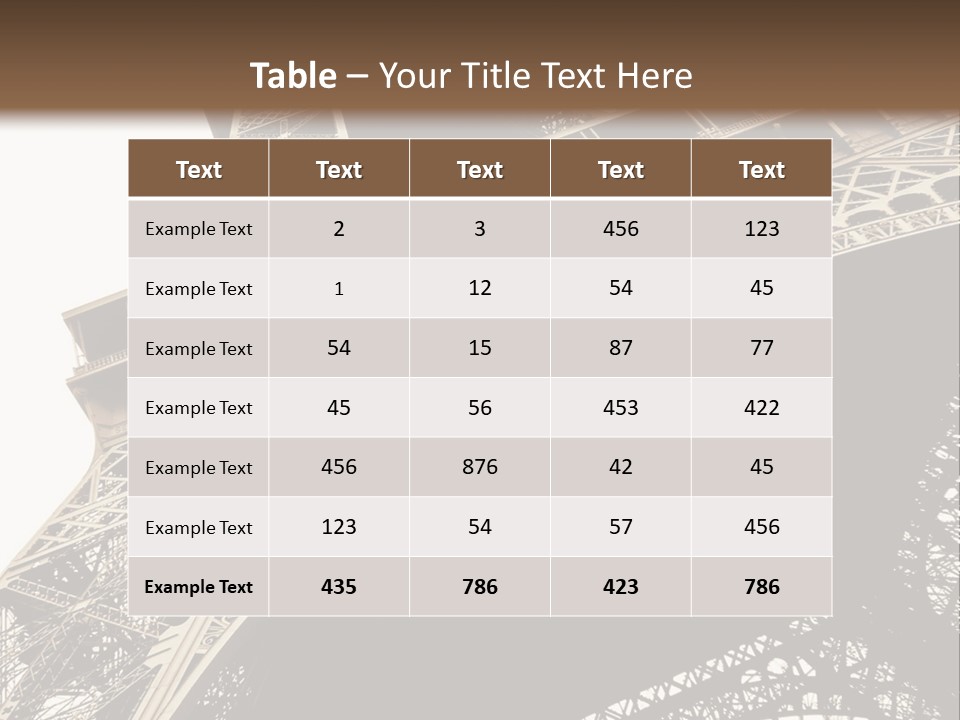 Glass Tasty Spoon PowerPoint Template