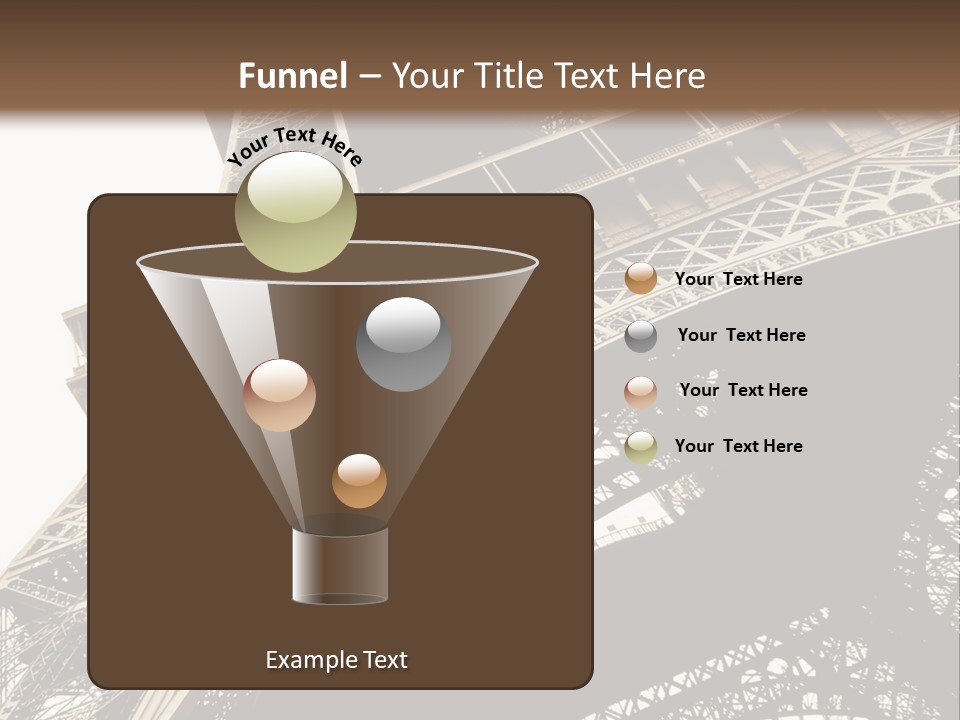 Glass Tasty Spoon PowerPoint Template