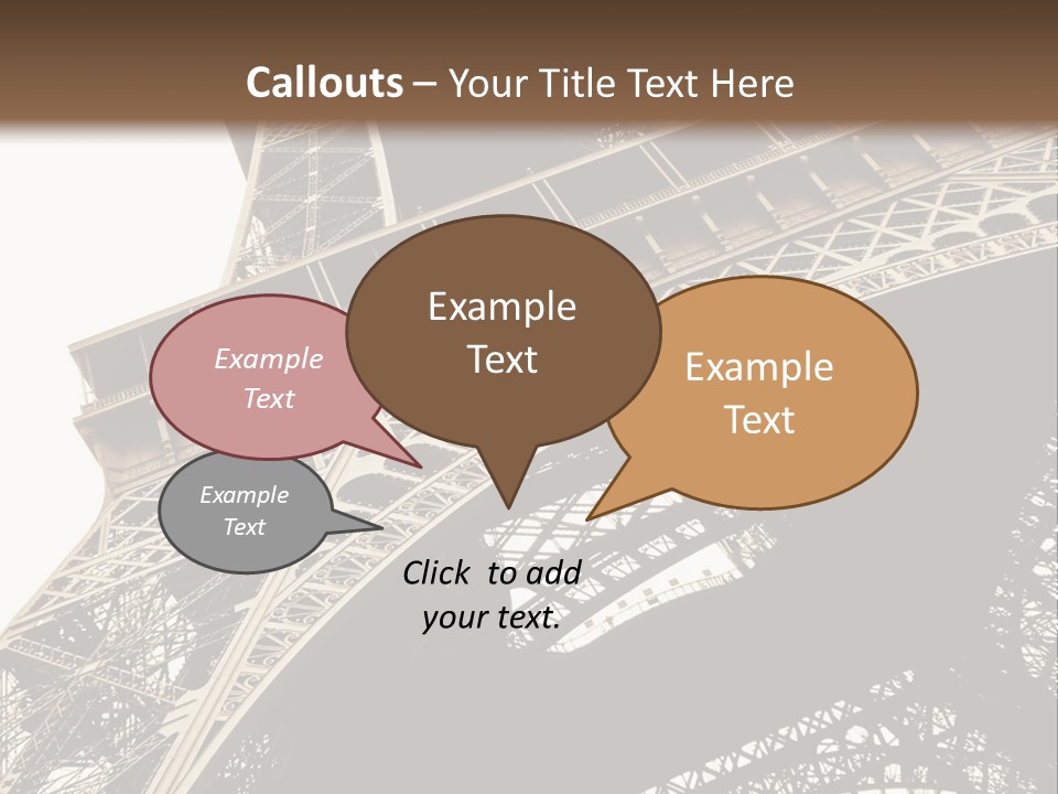 Glass Tasty Spoon PowerPoint Template