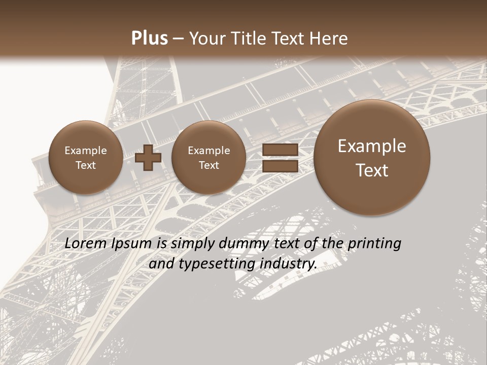 Glass Tasty Spoon PowerPoint Template