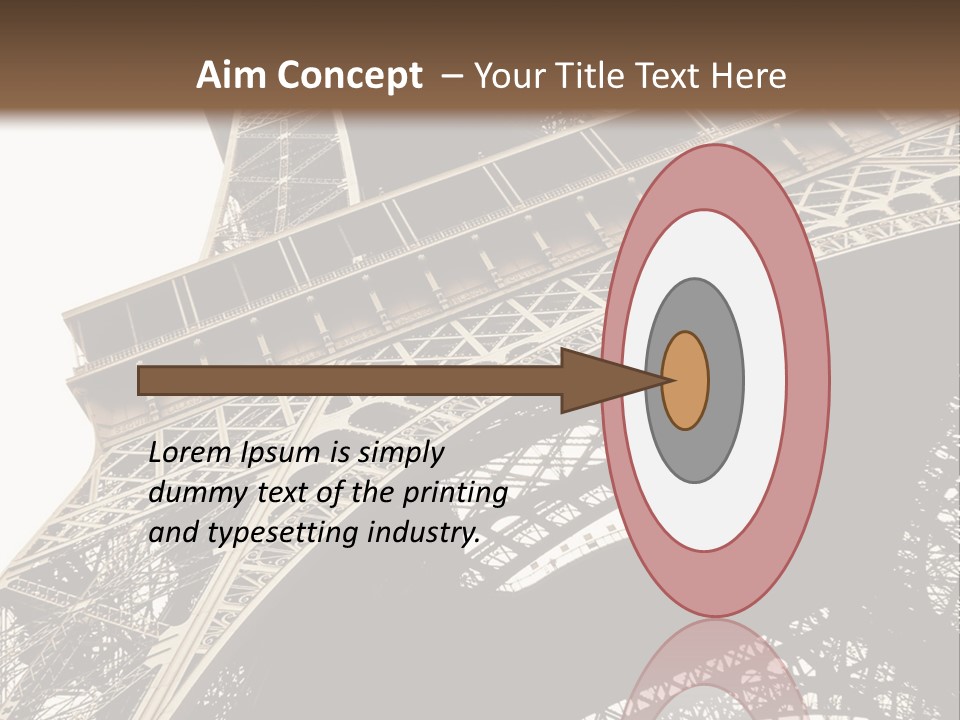 Glass Tasty Spoon PowerPoint Template