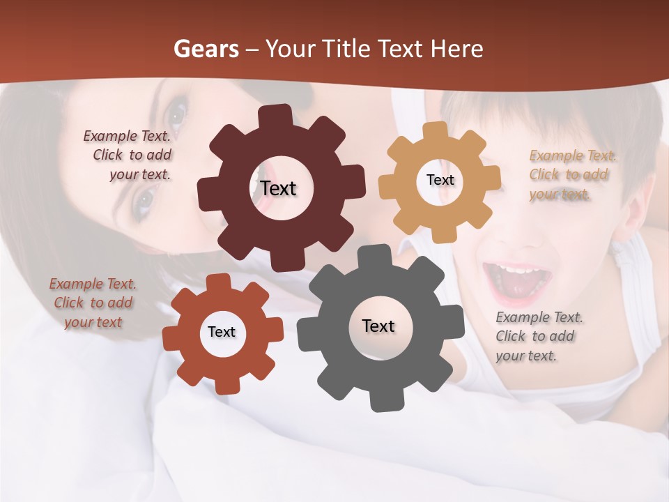 Wooden Glass Setting PowerPoint Template