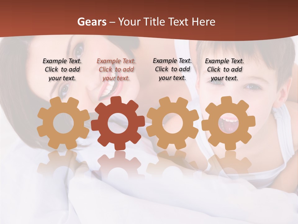 Wooden Glass Setting PowerPoint Template