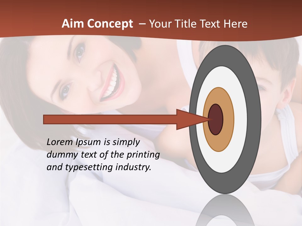 Wooden Glass Setting PowerPoint Template