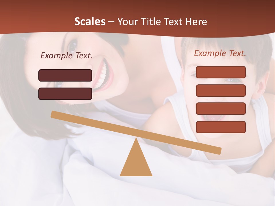 Wooden Glass Setting PowerPoint Template