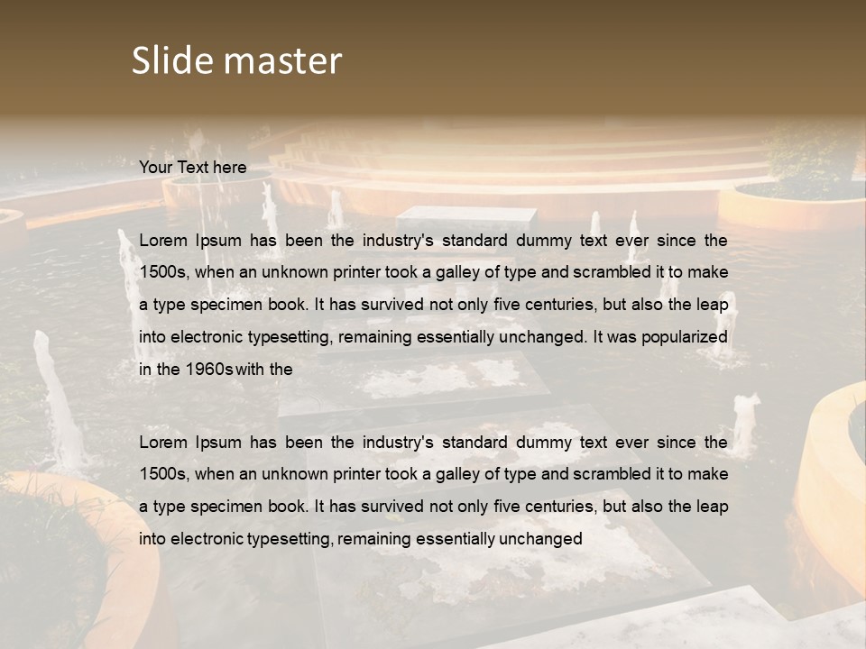 European Aroma Olive PowerPoint Template