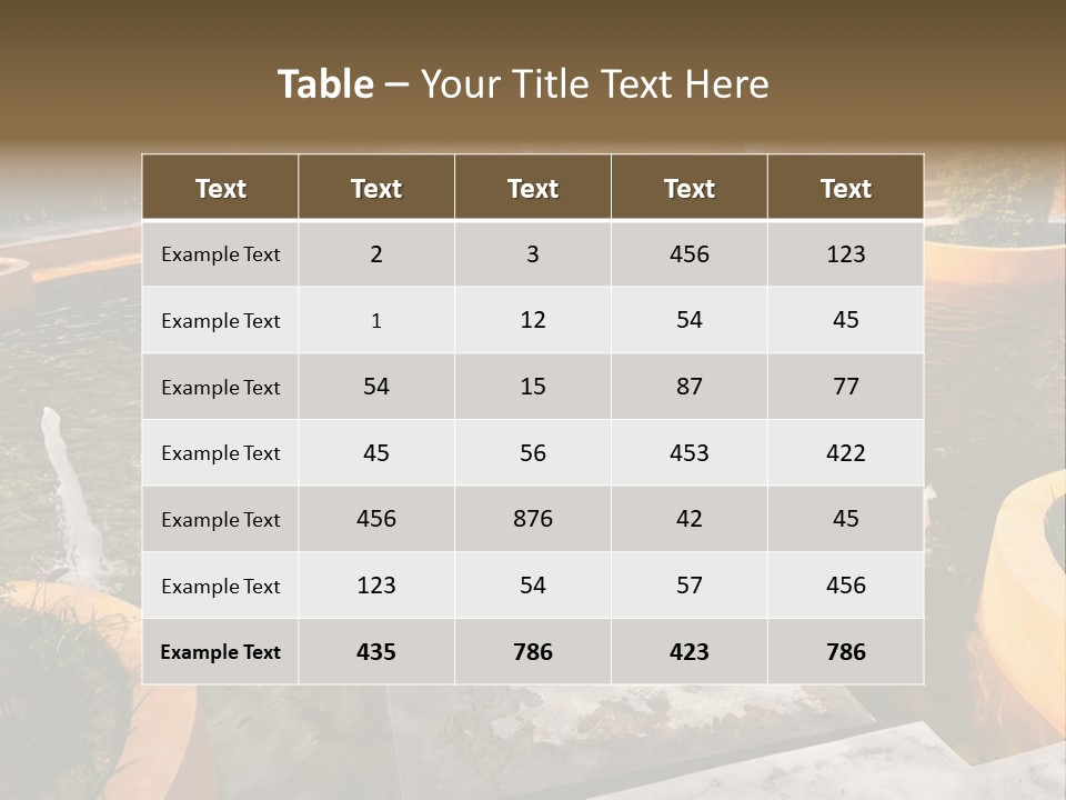 European Aroma Olive PowerPoint Template