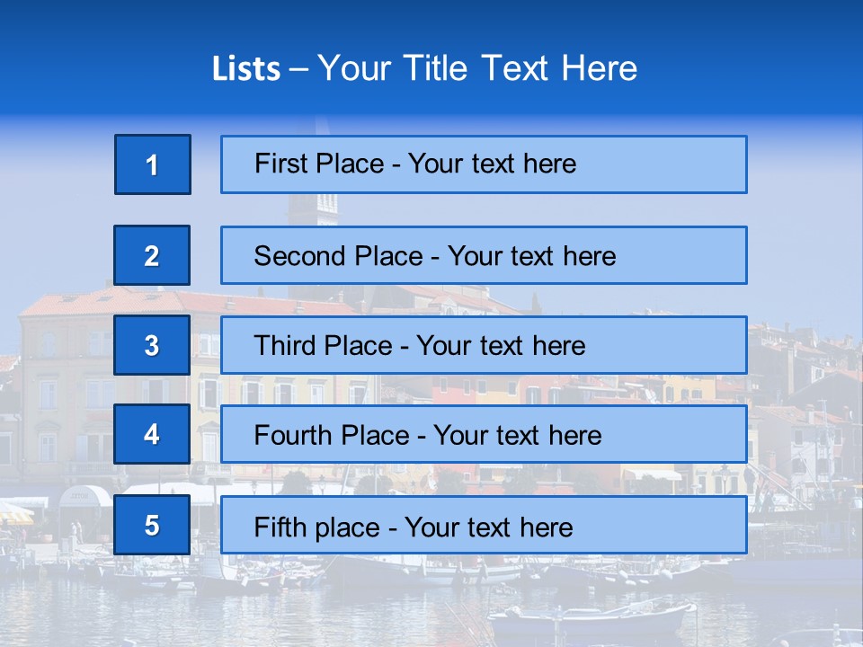 Setting Ingredient Horizontal PowerPoint Template