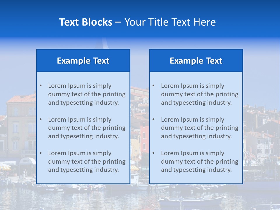 Setting Ingredient Horizontal PowerPoint Template