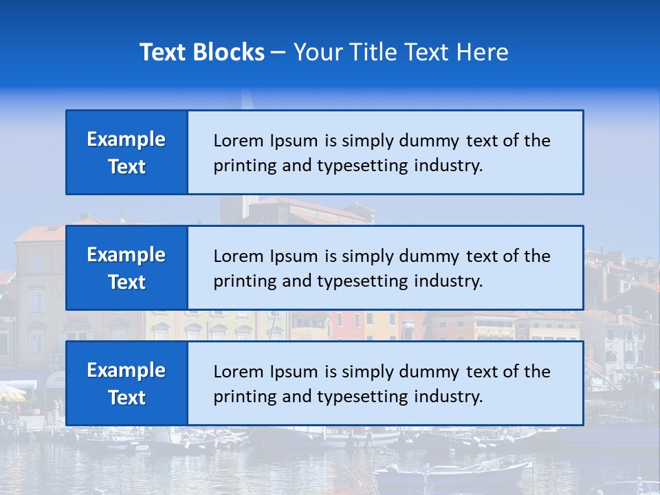 Setting Ingredient Horizontal PowerPoint Template