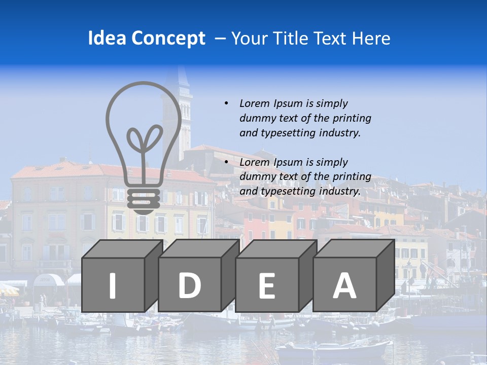 Setting Ingredient Horizontal PowerPoint Template
