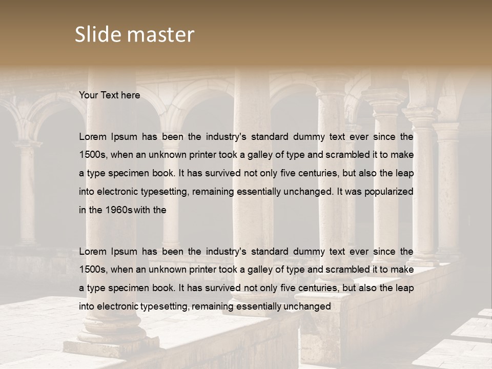 Object Setting Food PowerPoint Template