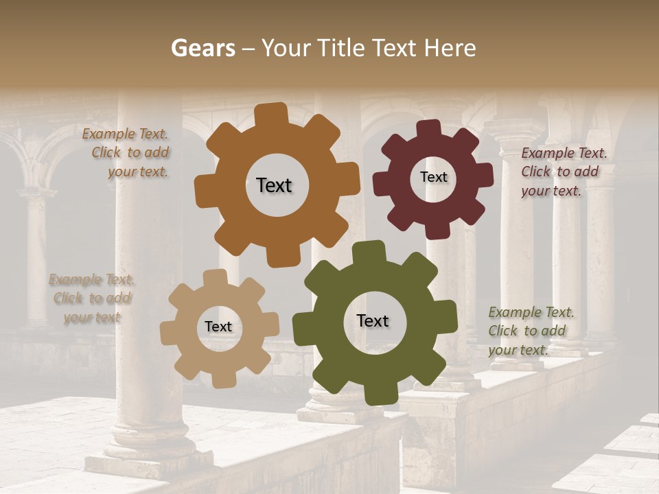 Object Setting Food PowerPoint Template