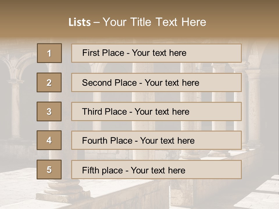 Object Setting Food PowerPoint Template
