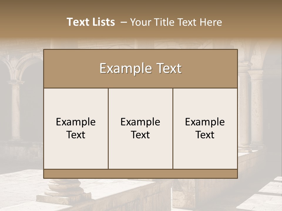 Object Setting Food PowerPoint Template