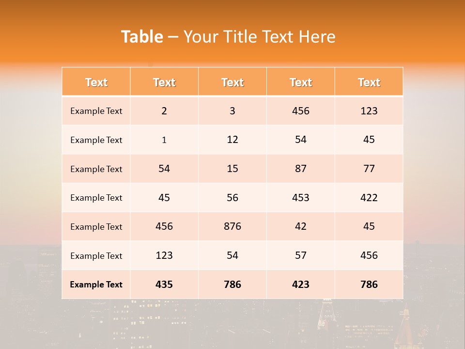 Setting Tasty Cooking PowerPoint Template