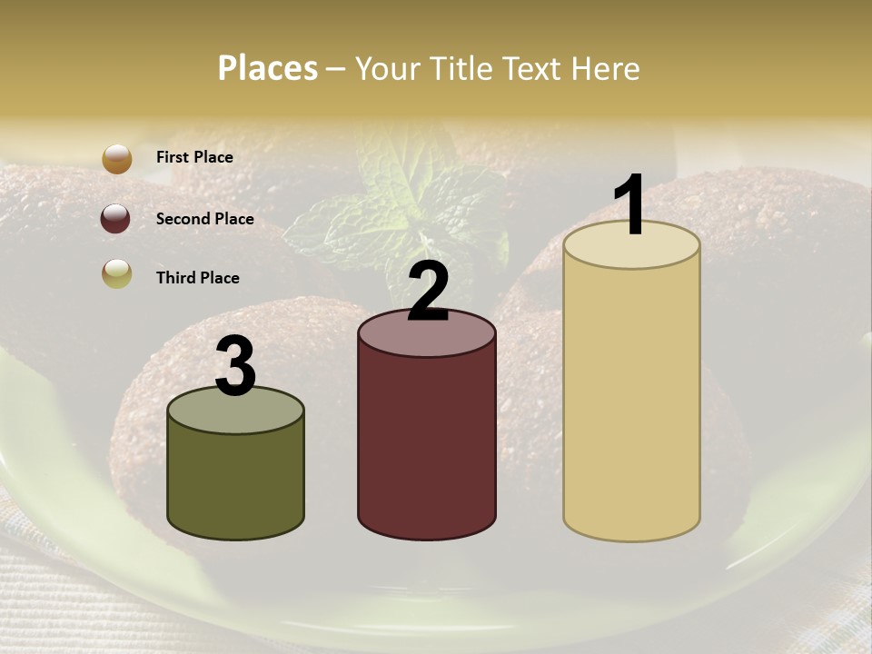 Cuisine Ingredient Drop PowerPoint Template