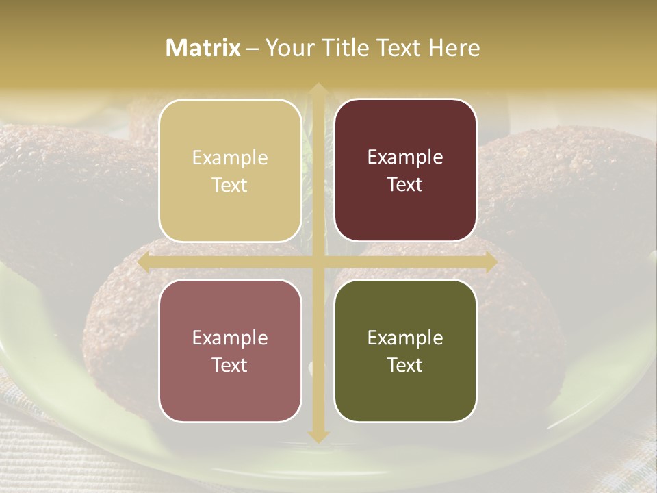 Cuisine Ingredient Drop PowerPoint Template