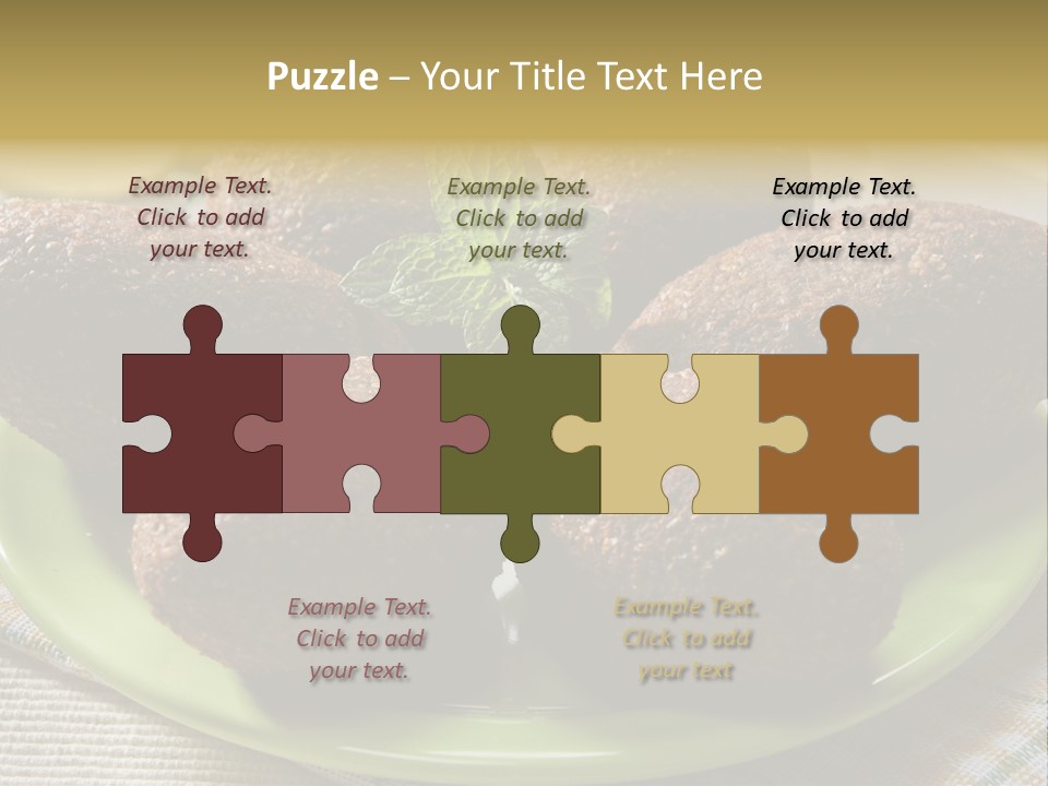 Cuisine Ingredient Drop PowerPoint Template