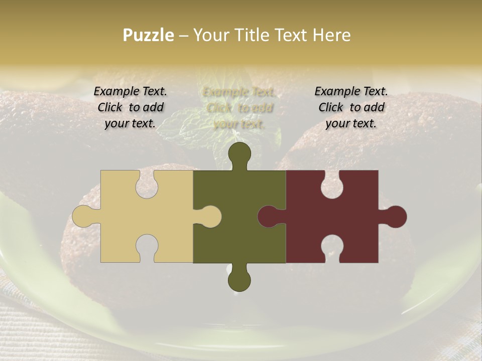 Cuisine Ingredient Drop PowerPoint Template