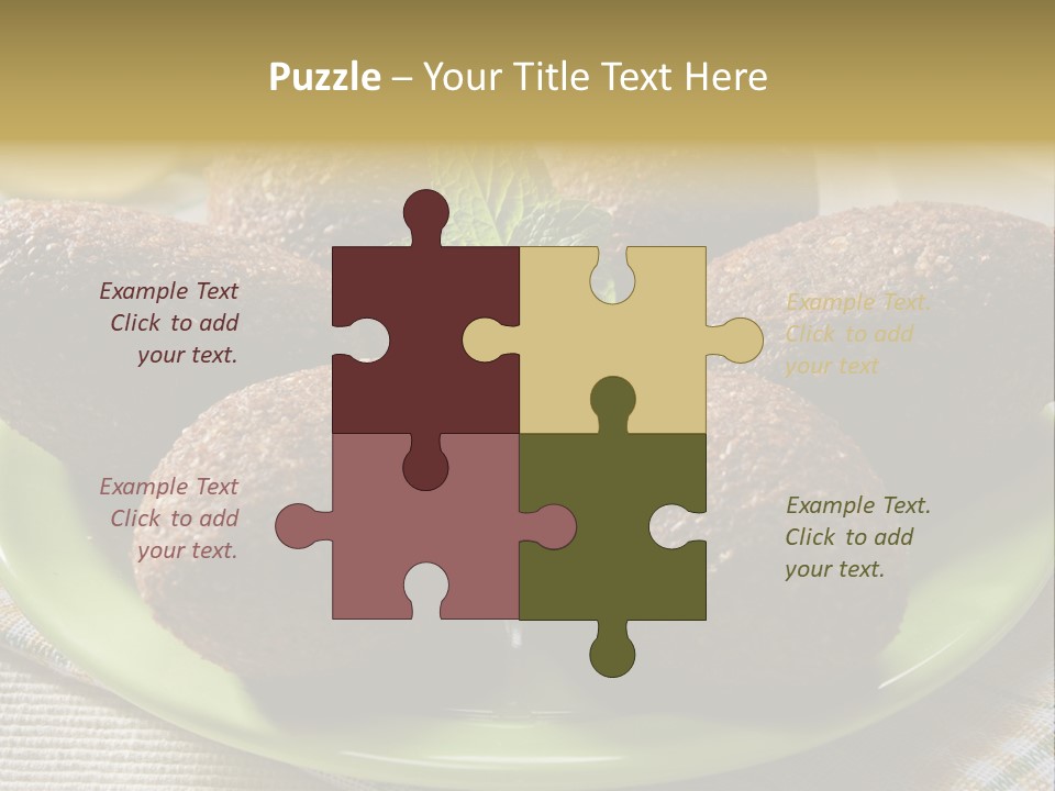 Cuisine Ingredient Drop PowerPoint Template