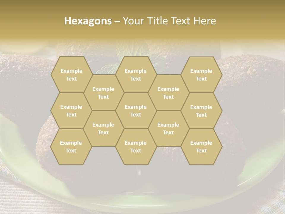 Cuisine Ingredient Drop PowerPoint Template