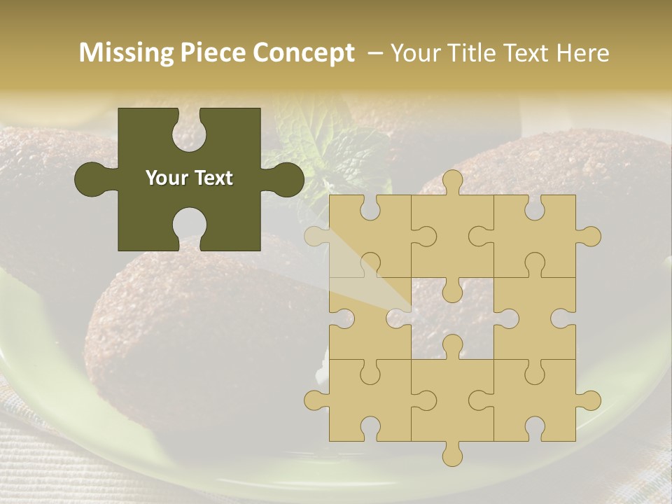 Cuisine Ingredient Drop PowerPoint Template