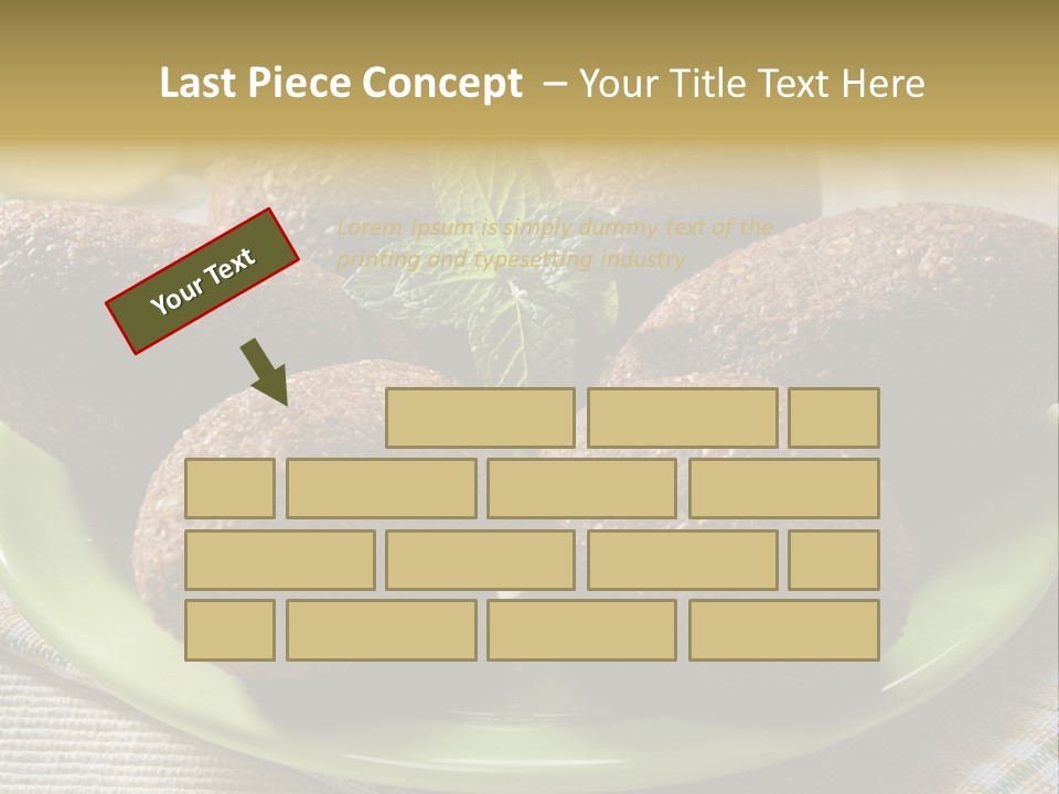 Cuisine Ingredient Drop PowerPoint Template