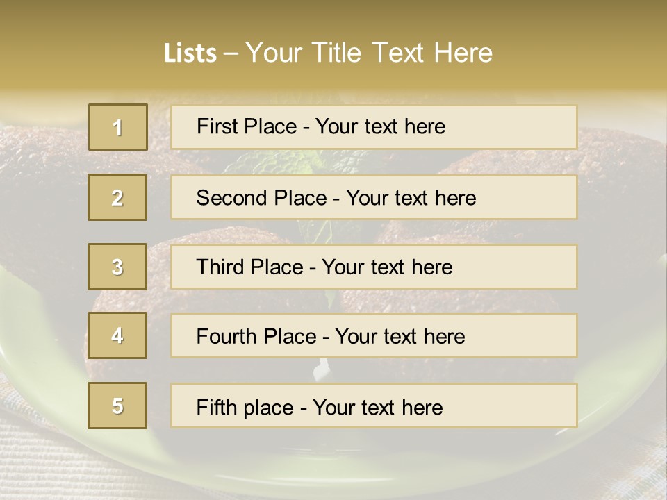 Cuisine Ingredient Drop PowerPoint Template