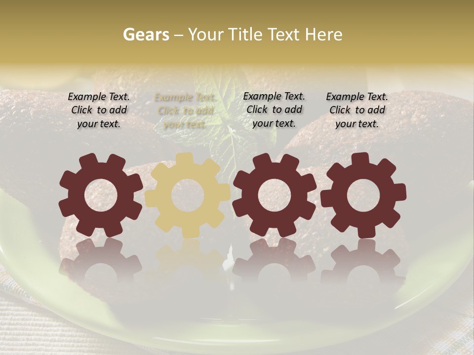 Cuisine Ingredient Drop PowerPoint Template