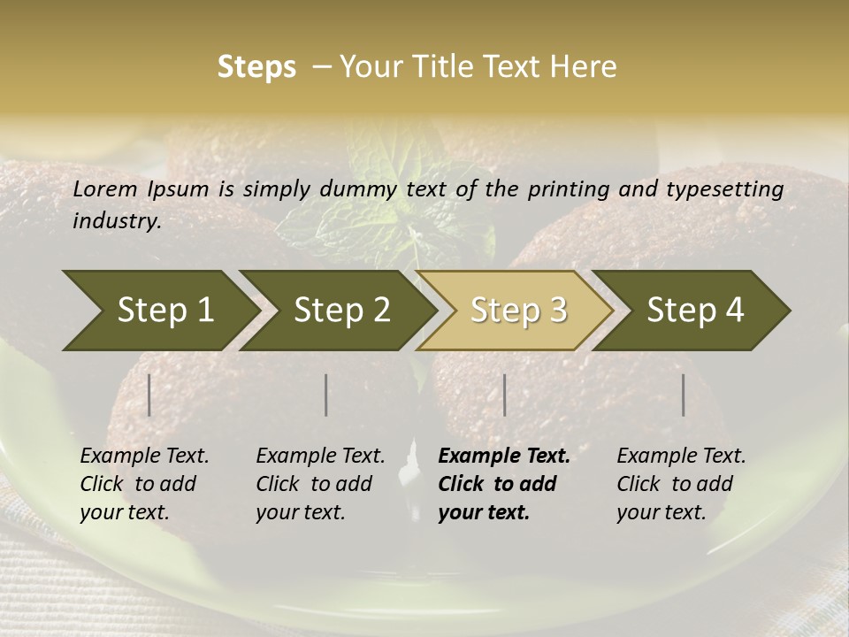 Cuisine Ingredient Drop PowerPoint Template