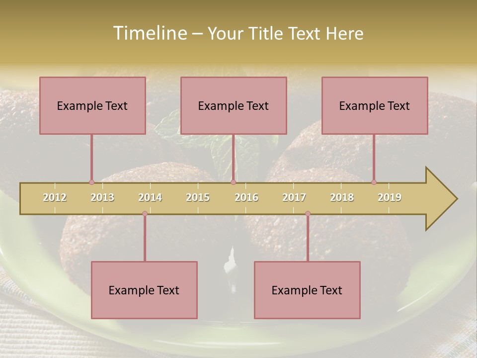 Cuisine Ingredient Drop PowerPoint Template