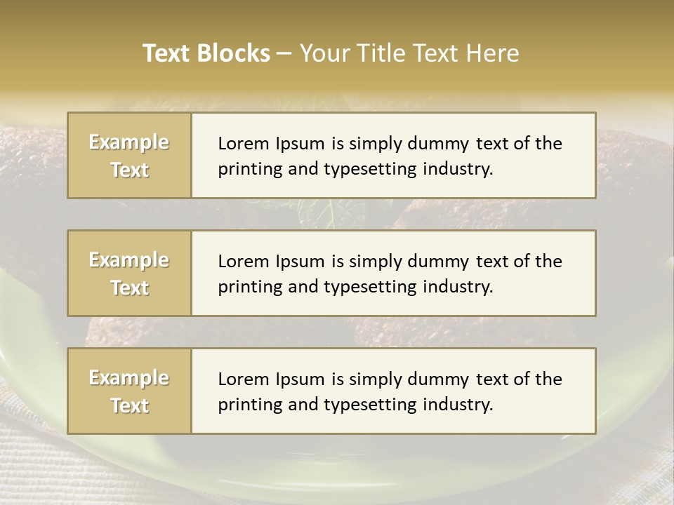 Cuisine Ingredient Drop PowerPoint Template