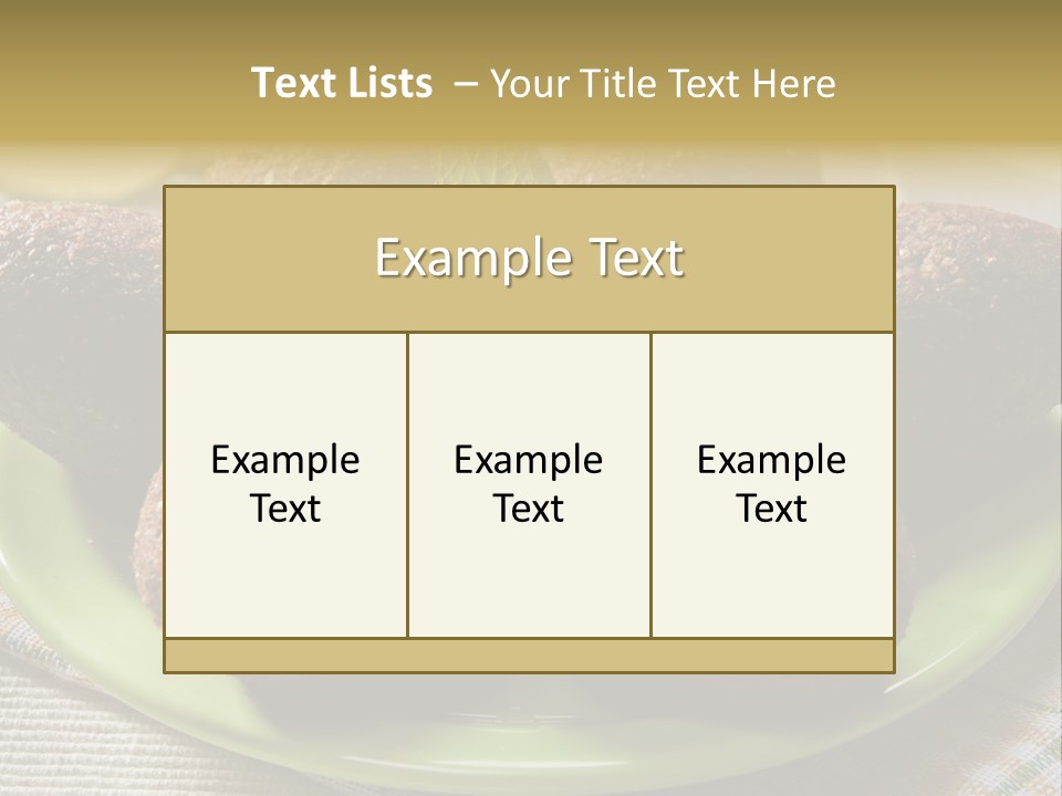 Cuisine Ingredient Drop PowerPoint Template