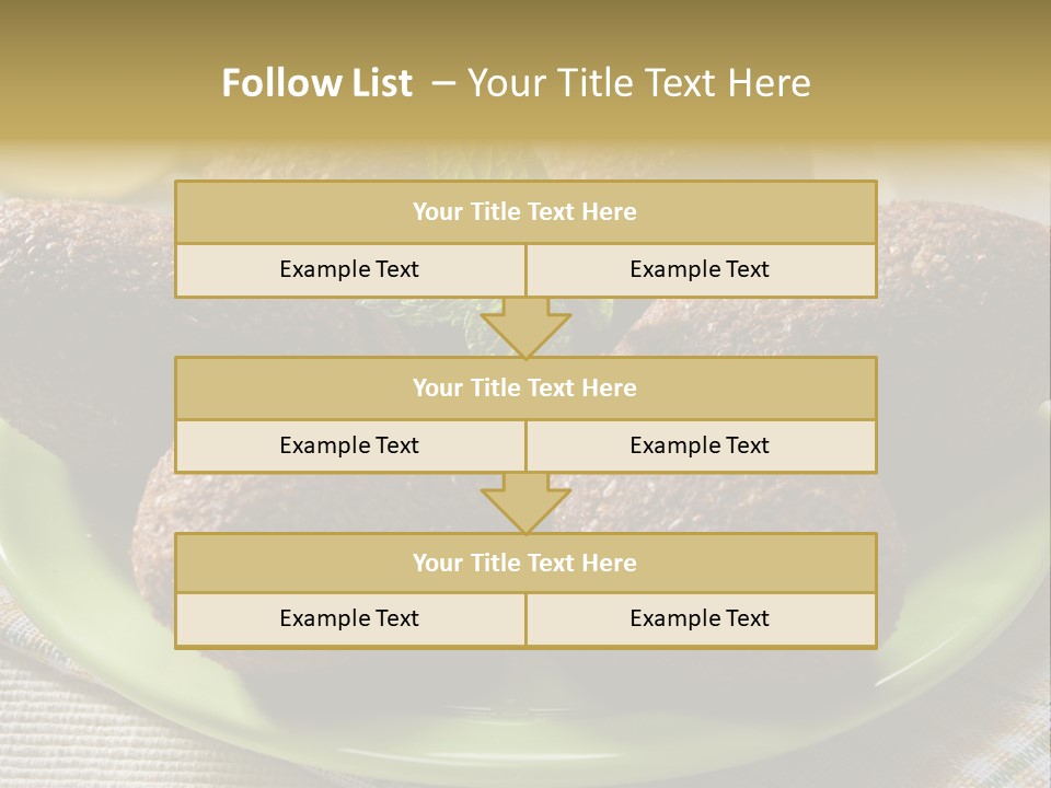 Cuisine Ingredient Drop PowerPoint Template